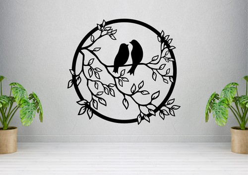 Love birds ring sticker - birds, in
